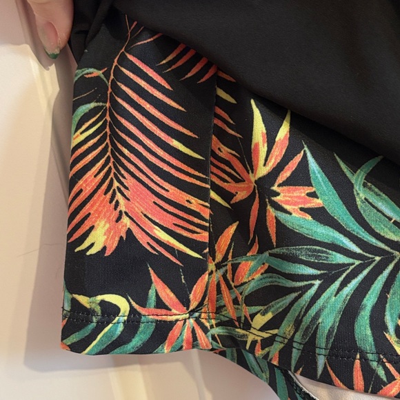 Black Women's Athletic Shorts - Picture 2 of 3